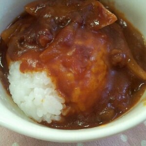 豚こま切れ肉でカレーライス